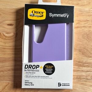 OtterBox Symmetry Series Purple Case for Samsung Galaxy S23 in Light Purple